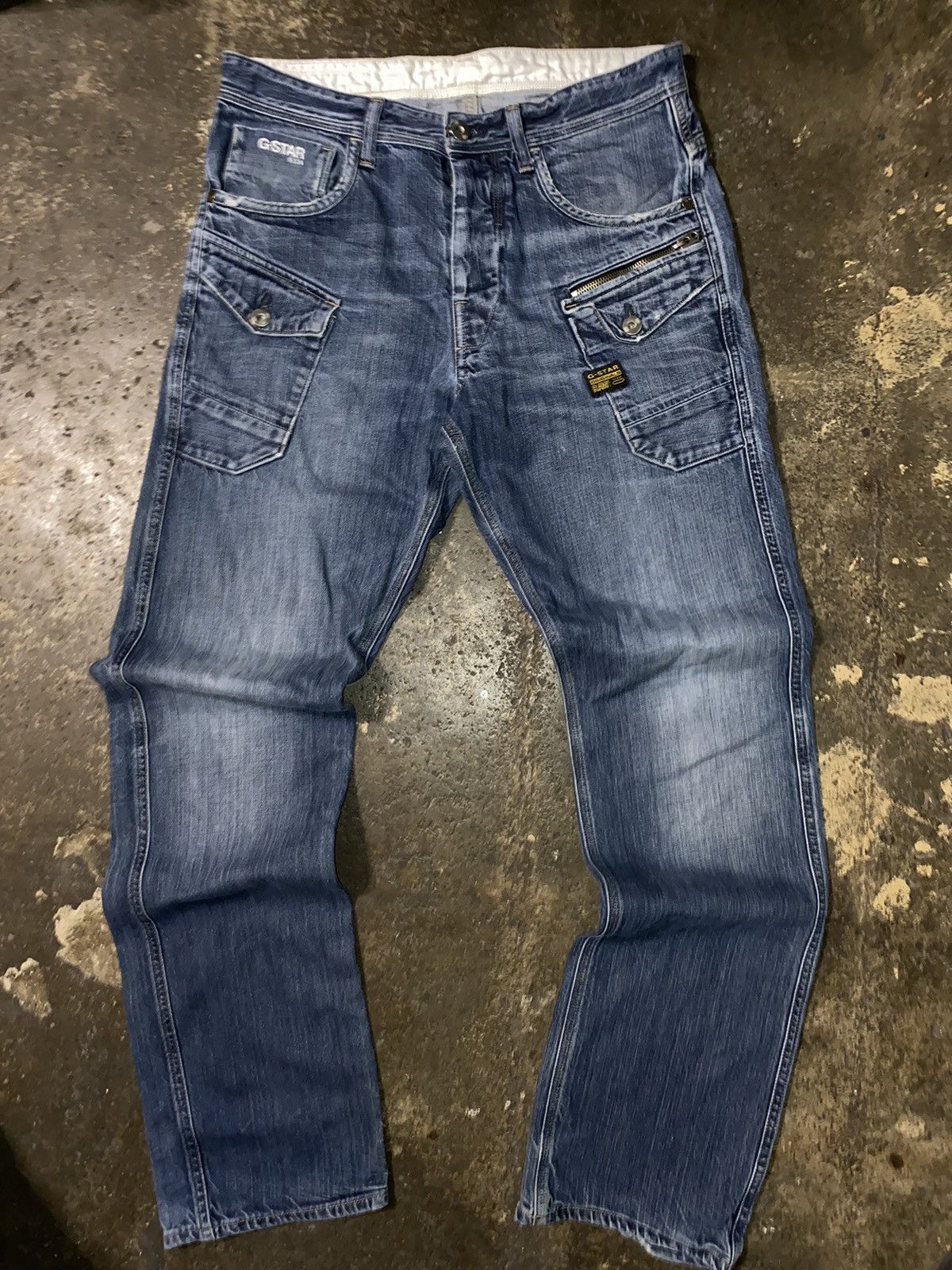 G-Star Vintage G-Star Y2K Multi Pocket Bootcut Denim Jeans Pants Size US 32 / EU 48 - 1 Thumbnail