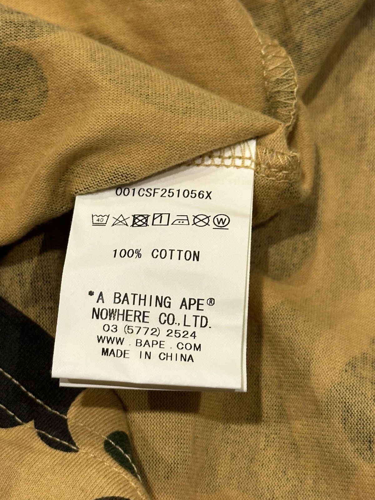 Bape 1st Camo One Point Tee Size US XL / EU 56 / 4 - 6 Thumbnail