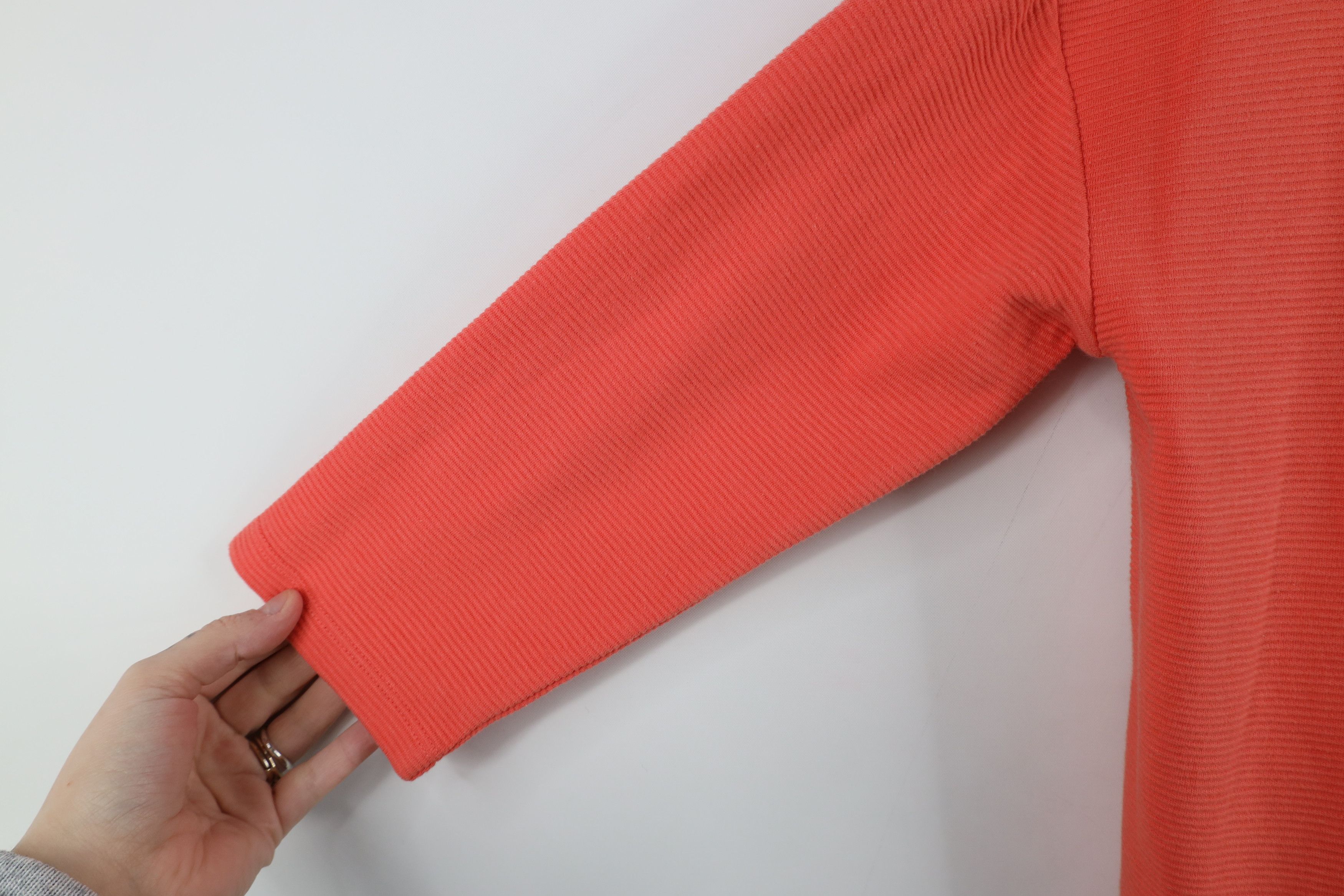 Gap × Vintage New Sample Gap Textured Ribbed Knit 3/4 Sleeve T-Shirt Size S / US 4 / IT 40 - 7 Thumbnail