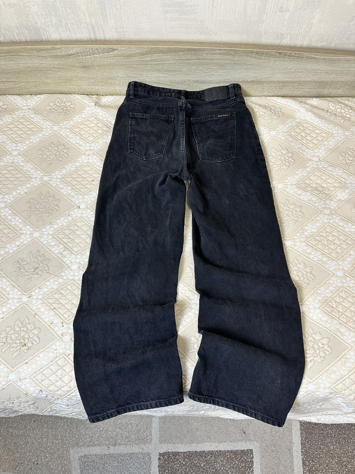 Nudie Jeans 🔥 Nudie Jeans Clean Eileen Loose Fit Wide Pants Denim 29x28 Size 28" / US 6 / IT 42 - 1 Thumbnail
