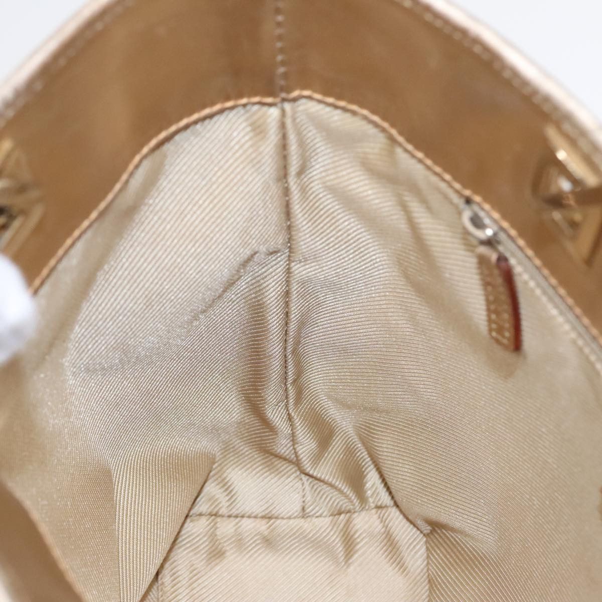 Gucci GUCCI GG Canvas Tote Bag Light Blue Gold 002 002 Size ONE SIZE - 17 Thumbnail