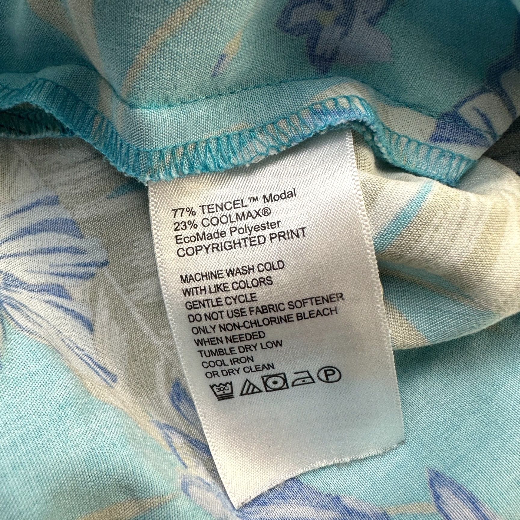 Tommy Bahama Tommy Bahama Island Zone Shirt Mens XL Blue Floral Button-Up Short Sleeve Casual Classic Size US XL / EU 56 / 4 - 7 Thumbnail