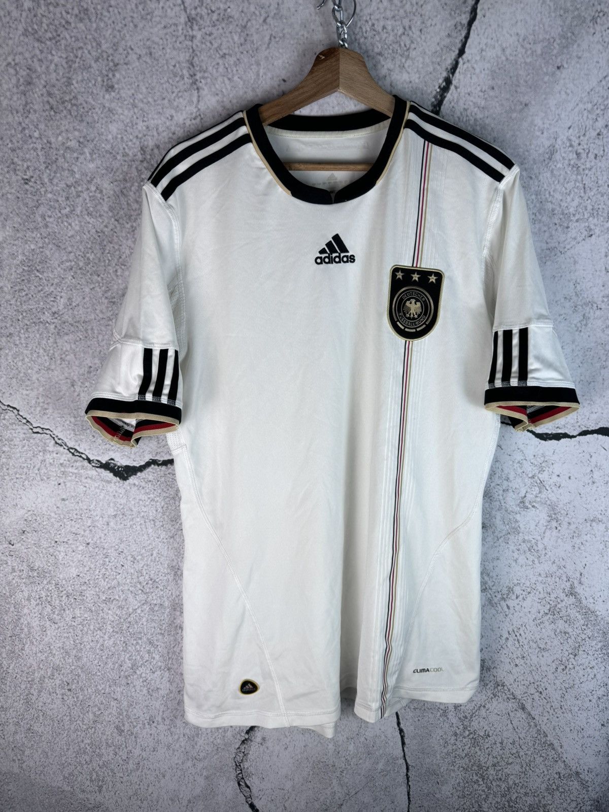 Adidas Vintage Germany soccer football jersey Size US L / EU 52-54 / 3 - 1 Thumbnail