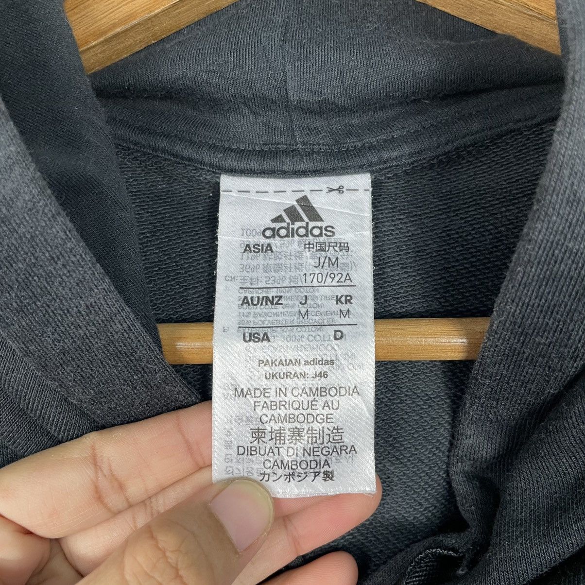 Adidas Adidas Big Logo Pullover Hoodie Size US M / EU 48-50 / 2 - 13 Thumbnail