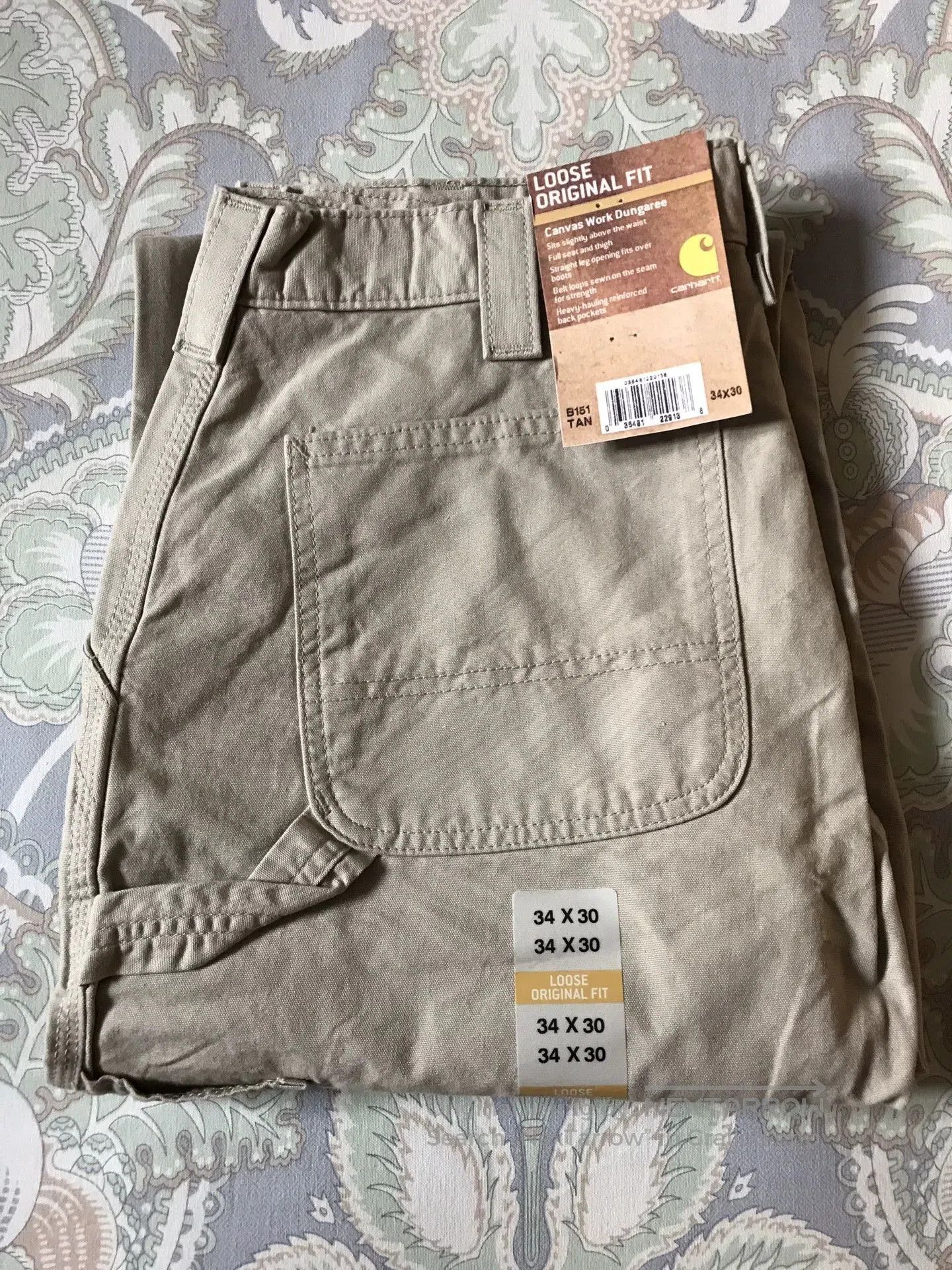 Carhartt Carhartt B151 Canvas Work Pants W34L30. Size US 34 / EU 50 - 1 Thumbnail