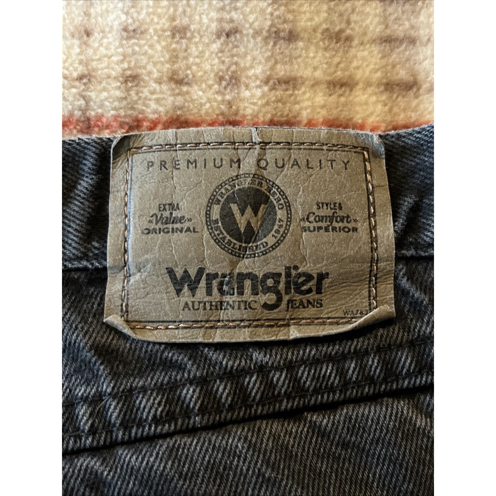 Wrangler Wrangler Vintage Jeans Men’s 40x29 Dark Gray Relaxed Denim Size US 40 / EU 56 - 12 Thumbnail