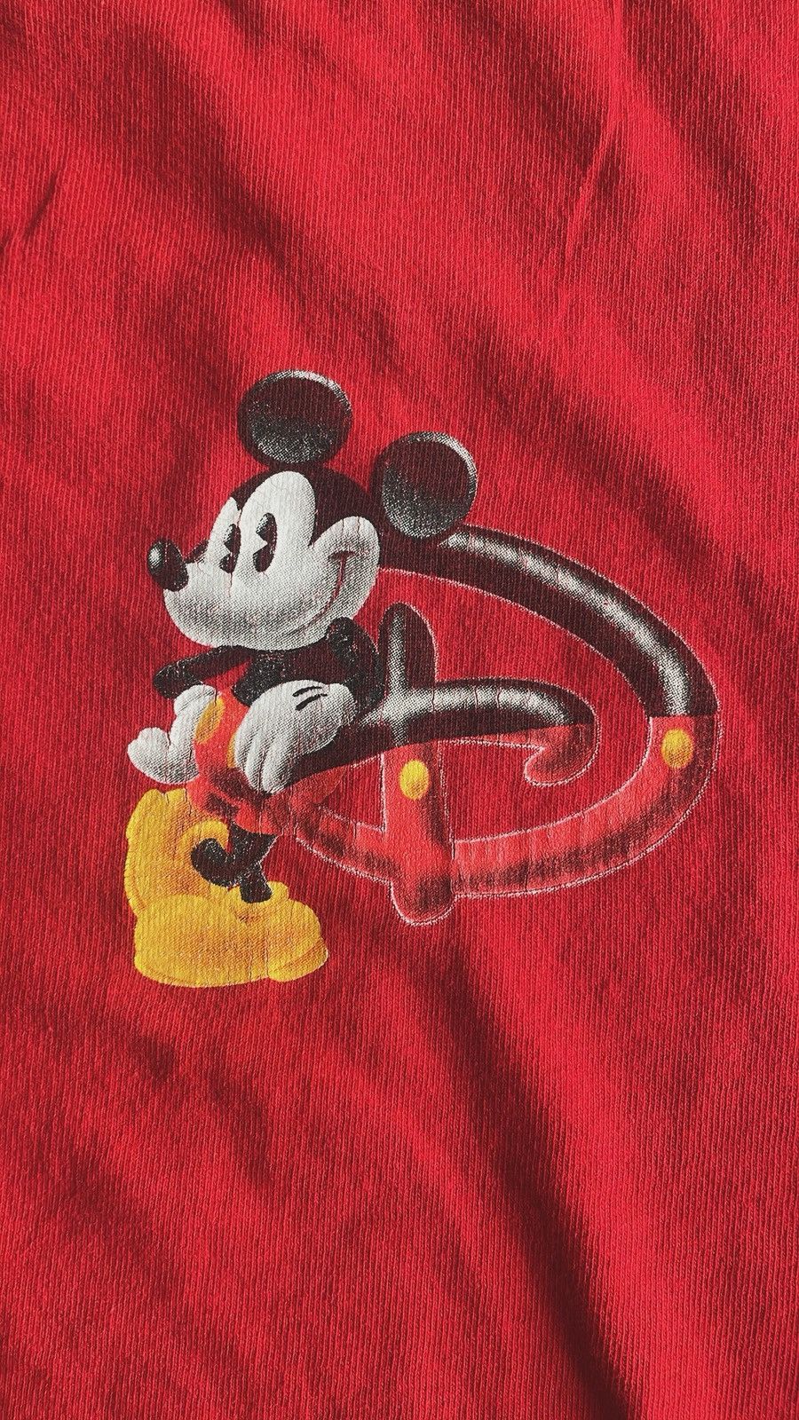 Disney Vintage 90s Micky Mouse Longsleeve Size US XL / EU 56 / 4 - 2 Thumbnail