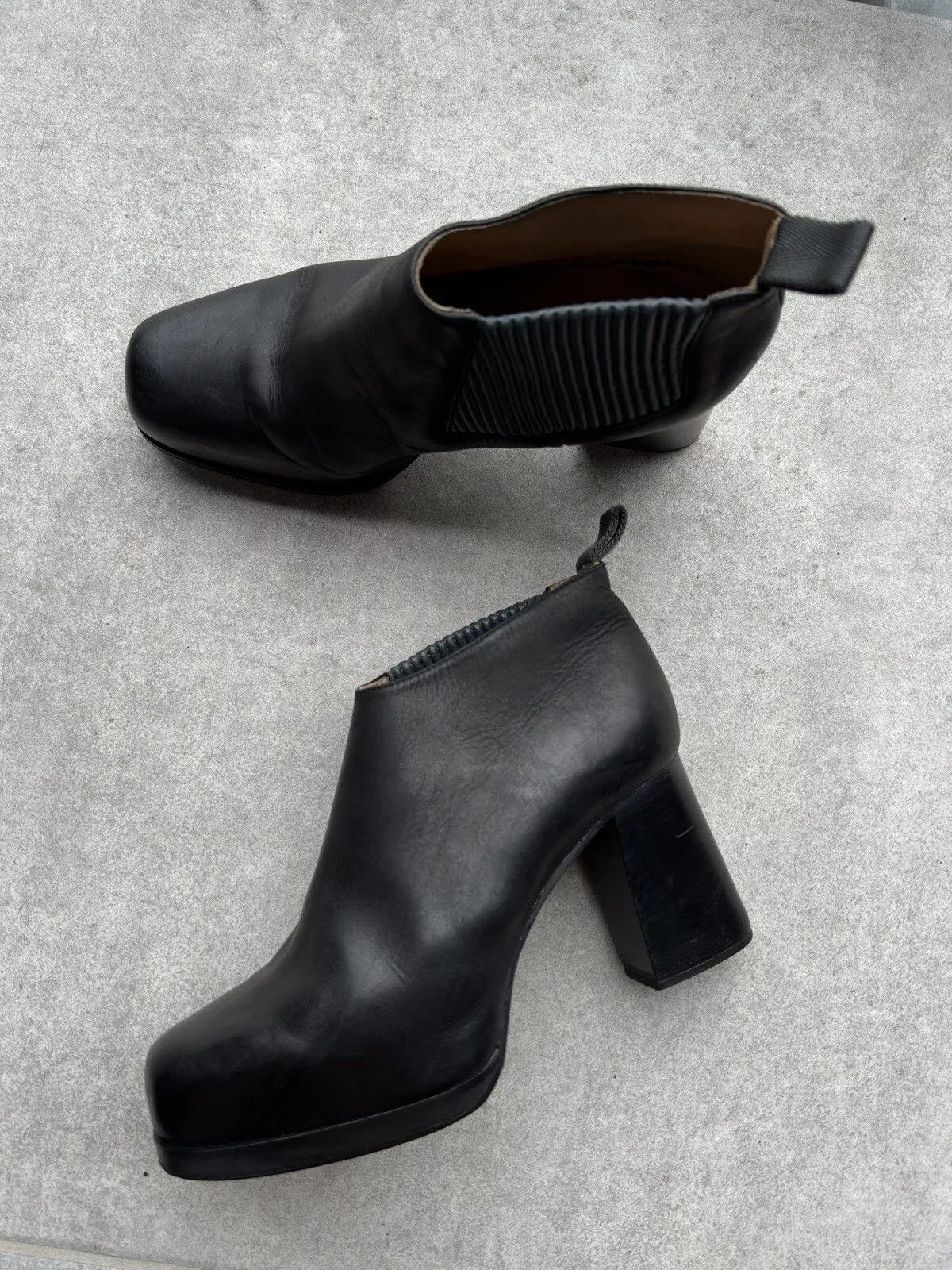 Acne Studios Acne Studios Leather Pump Heel Shoes Platform Boots Womens Size US 7 / IT 37 - 2 Thumbnail