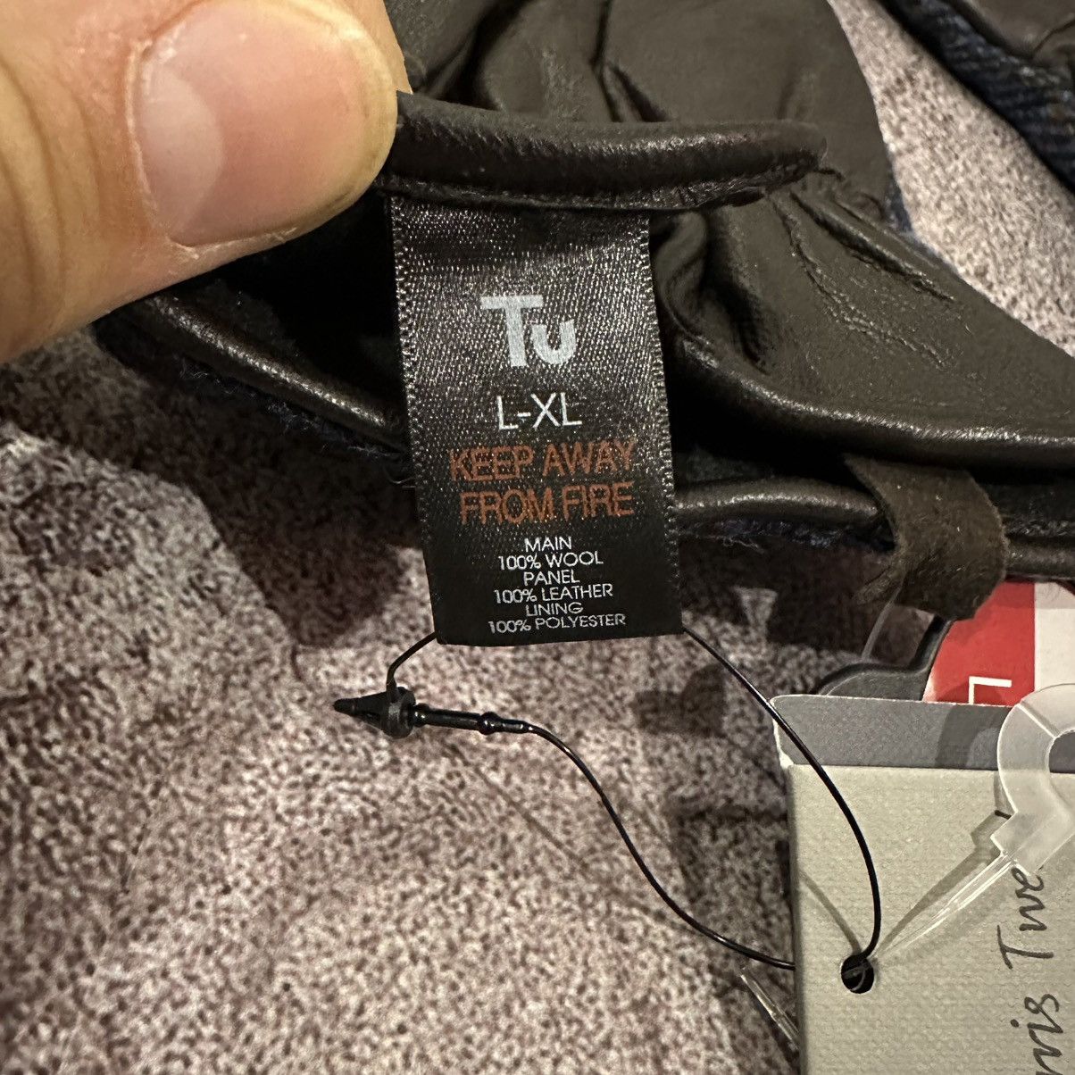 Harris Tweed NEW - Harris Tweed Men’s Gloves L/XL Wool/Leather Size ONE SIZE - 7 Thumbnail