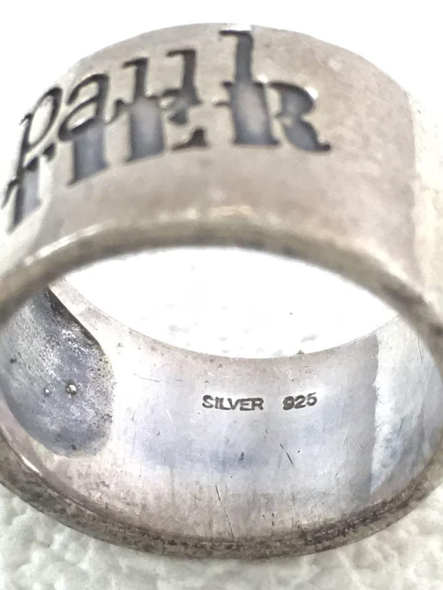 Jean Paul Gaultier .925 Silver Engraved Logo Ring Size ONE SIZE - 5 Thumbnail