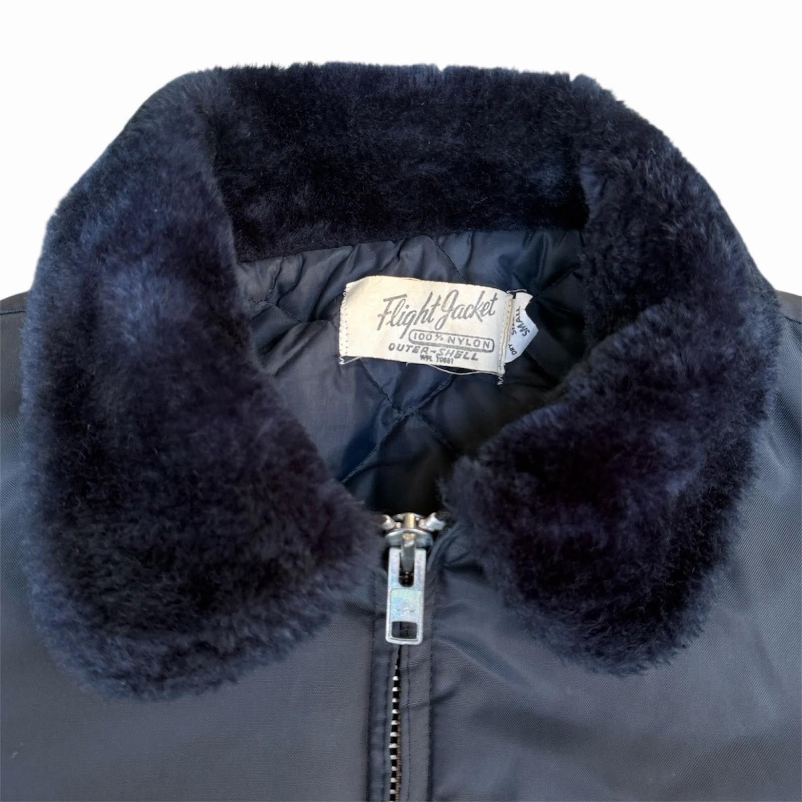 Other Flight Jacket Outer Shell Quilted Liner Blue Nylon Small Size US L / EU 52-54 / 3 - 5 Thumbnail