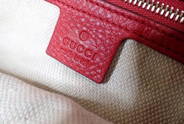 Gucci Gucci Soho Leather Red Shoulder Bag Size ONE SIZE - 15 Thumbnail