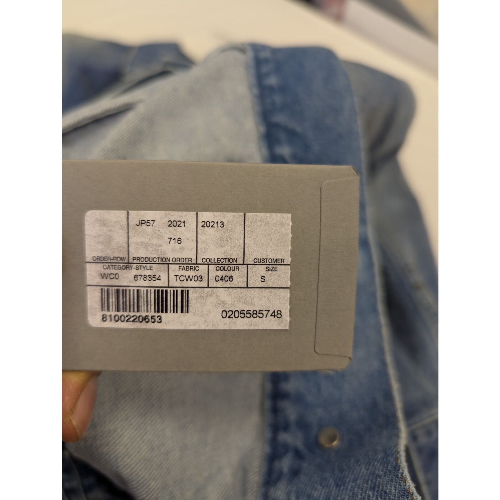 Balenciaga o1rshd1 Japanese Indigo Denim Large Fit Jacket Electric Blue Size US S / EU 44-46 / 1 - 20 Thumbnail