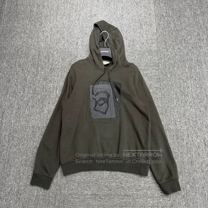 Hermes Hermes Stirrup Leather Patch Hooded Sweatshirt Size US S / EU 44-46 / 1 - 1 Thumbnail