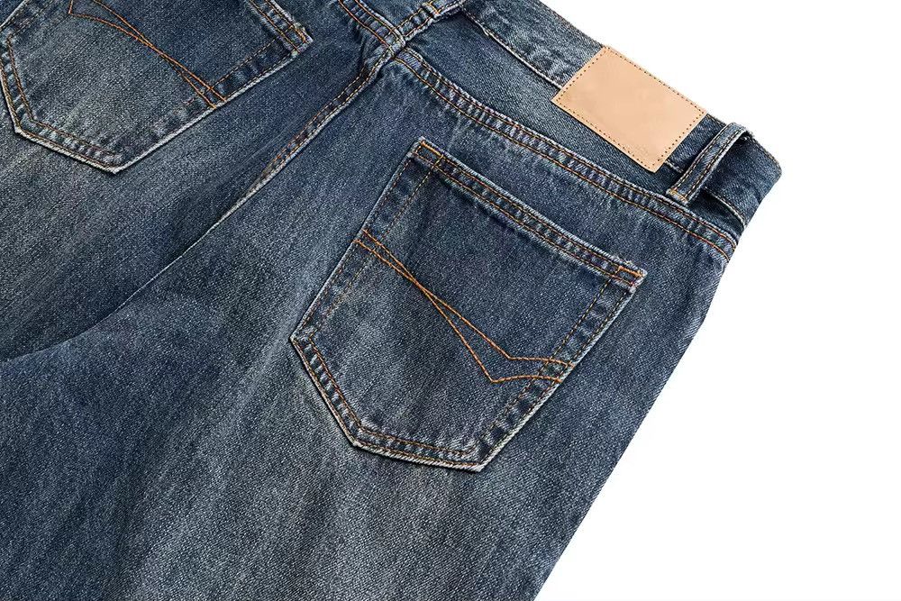 Japanese Brand × Jean Vintage Baggy Washed Hole Boot Cut Size US 31 - 5 Thumbnail