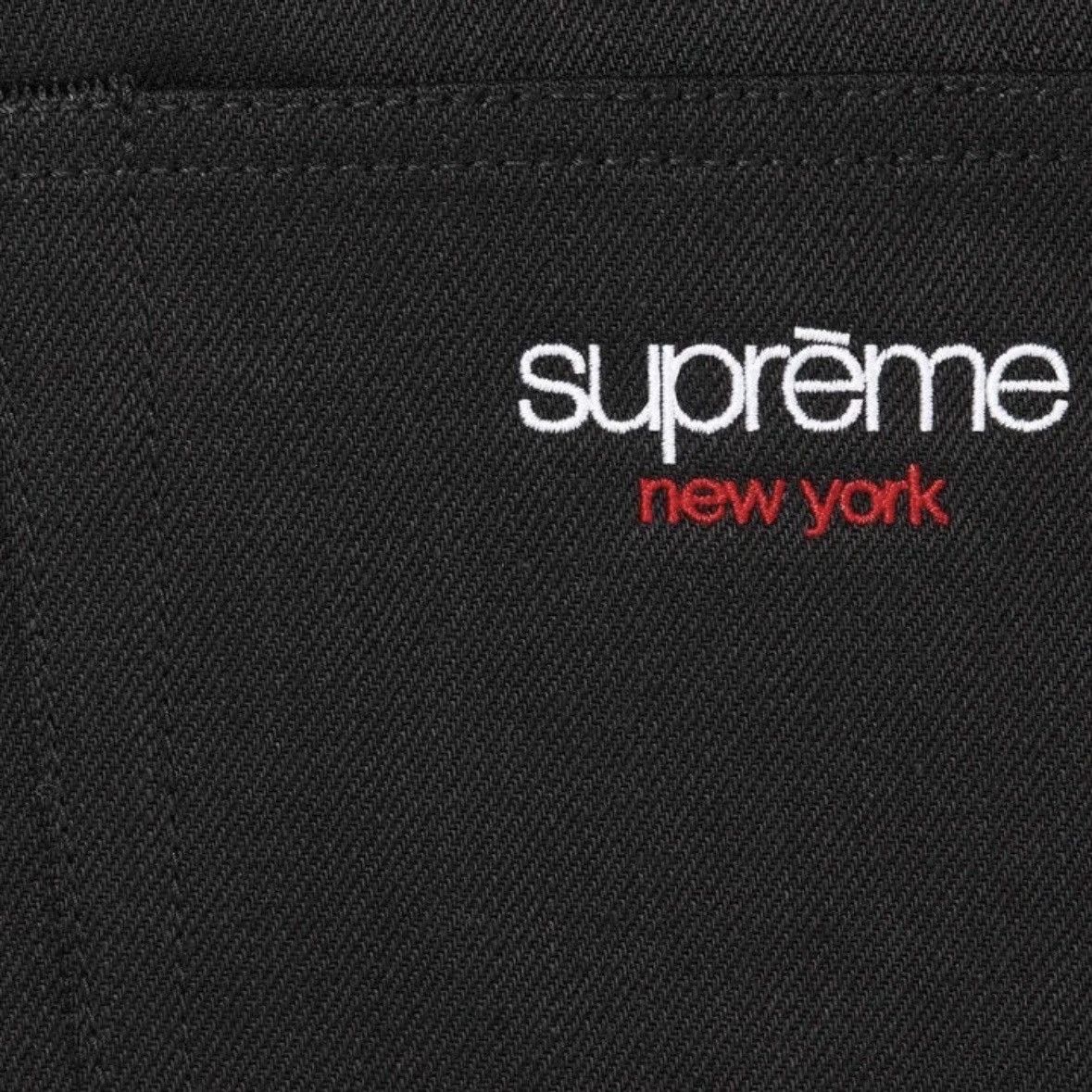Supreme Supreme Selvedge Baggy Black Denim Size US 34 / EU 50 - 2 Thumbnail