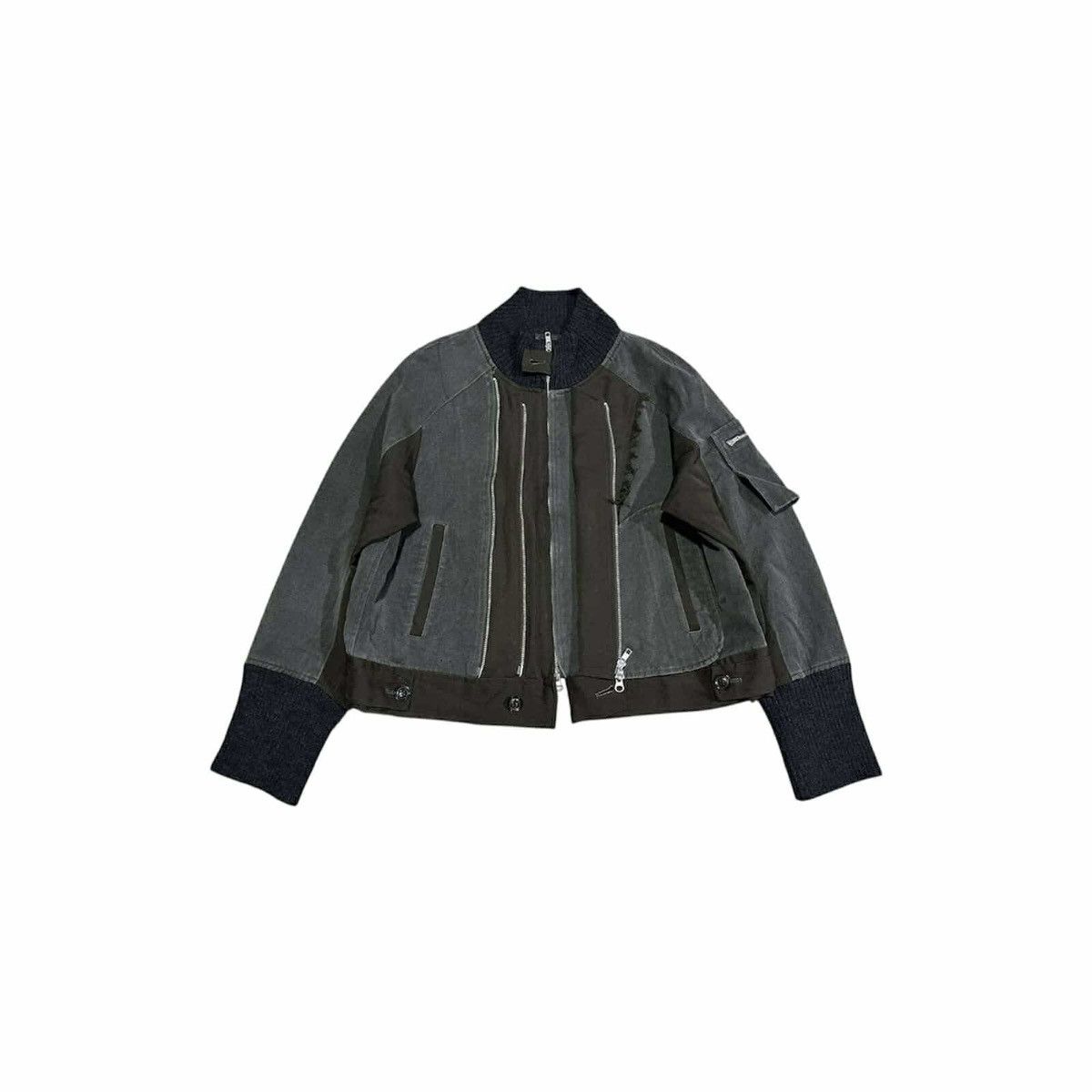 If Six Was Nine × Japanese Brand × Le Grande Bleu (L.G.B.) 🔥Y2K Archived Pour Deux Asymmetric 4 Layers Zipper Jacket Size US L / EU 52-54 / 3 - 8 Thumbnail