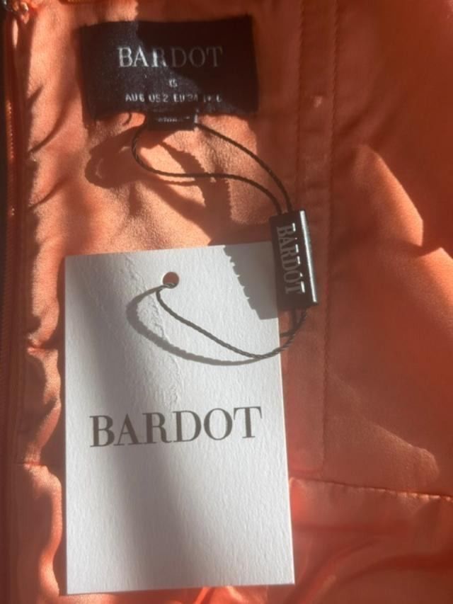 Bardo Bardot Brisa (REVOLVE) Midi Dress in Orange Fizz NWT - XS Size XS / US 0-2 / IT 36-38 - 5 Thumbnail