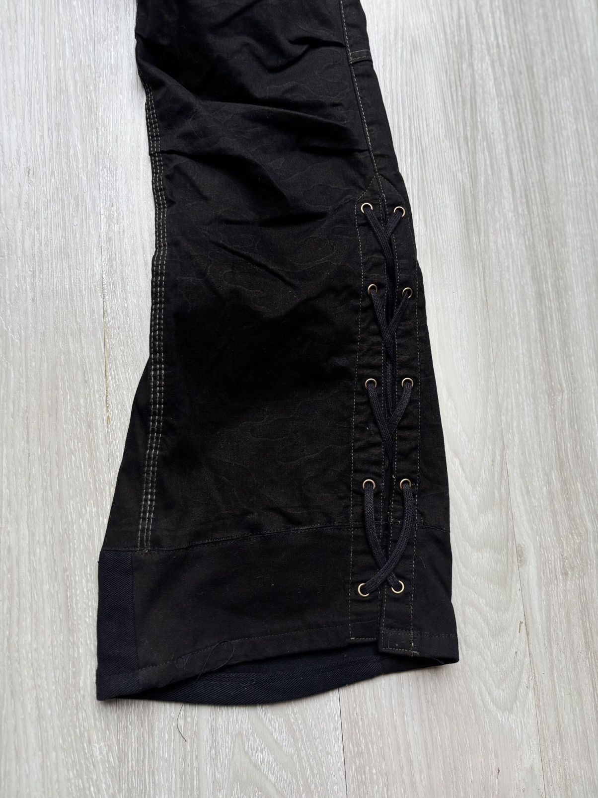 Nicole Club lace up flare cargo pants Size US 29 - 3 Thumbnail