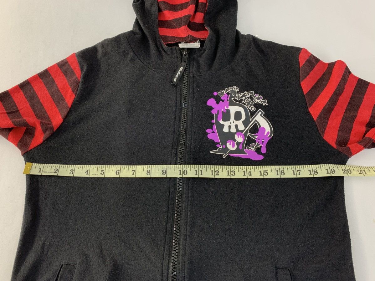 Japanese Brand Superlover Japan Gothic Big Logo Striped Hooded Full Zip Size M / US 6-8 / IT 42-44 - 9 Thumbnail