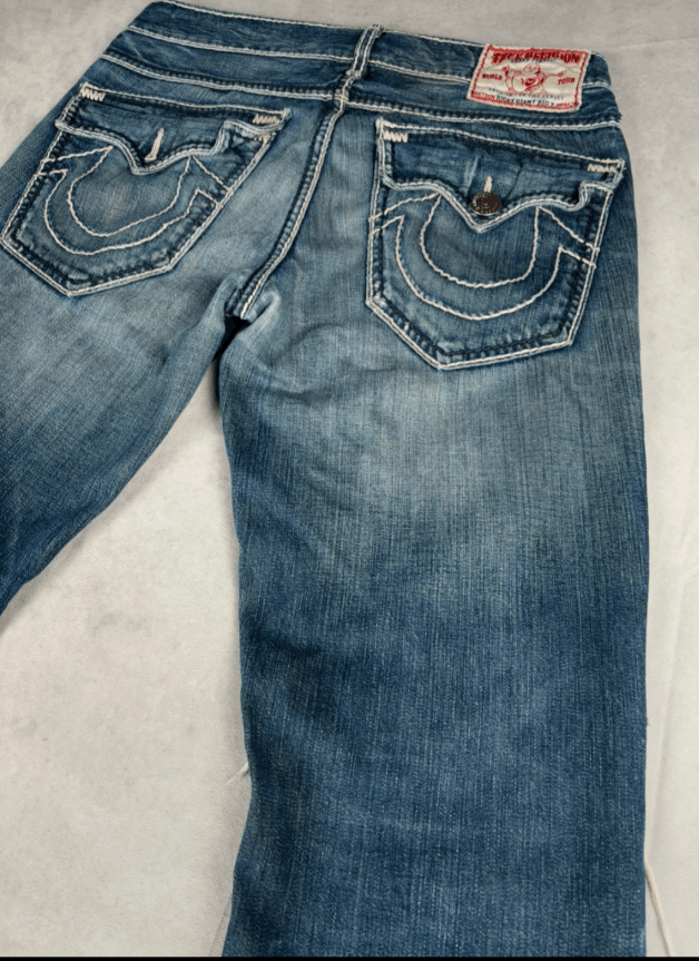 True Religion Rare True religion "made in USA" Ricky Giant Big t Size US 31 - 4 Thumbnail
