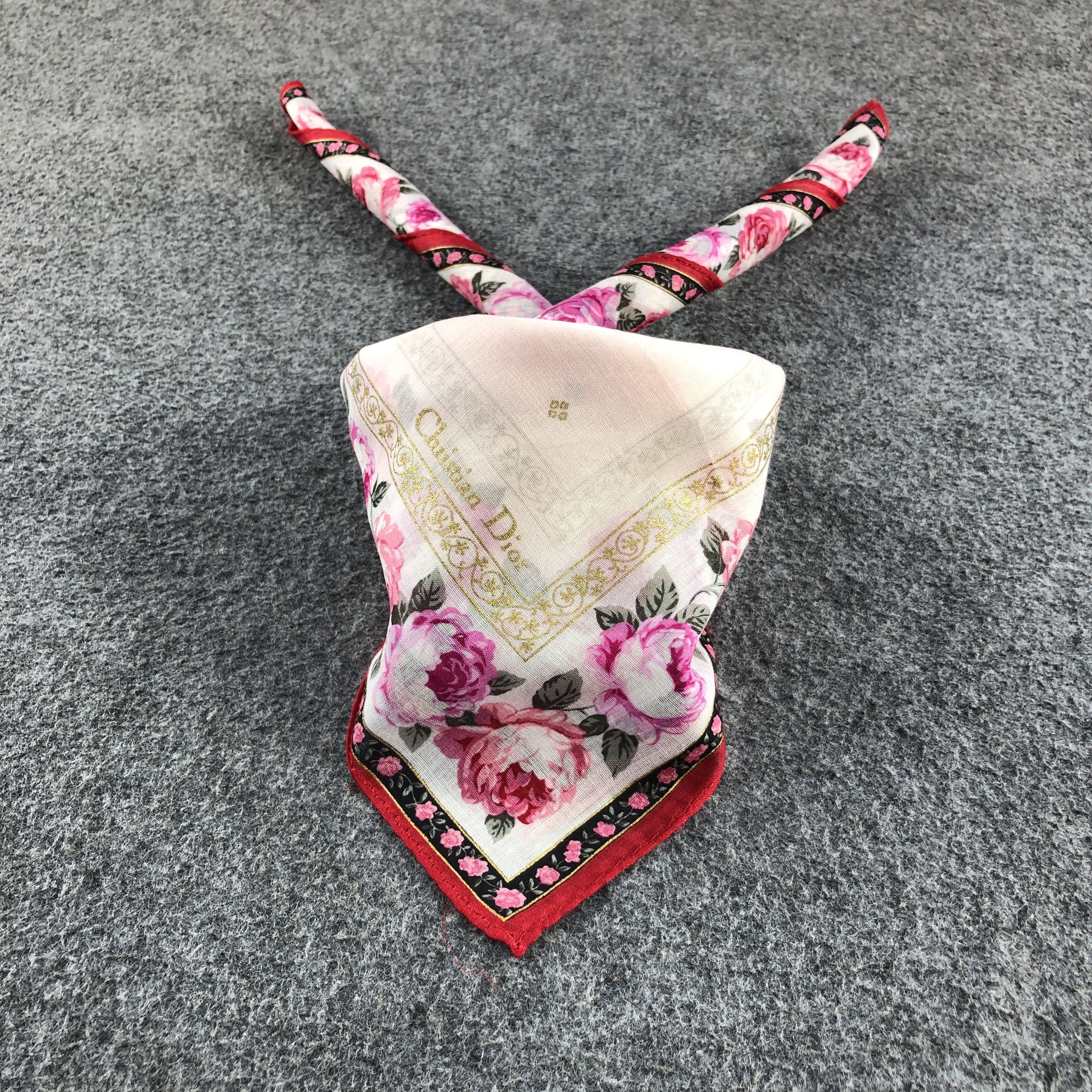 Christian Dior Monsieur Christian Dior Handkerchief Neckerchief Bandana H2668 Size ONE SIZE - 1 Thumbnail