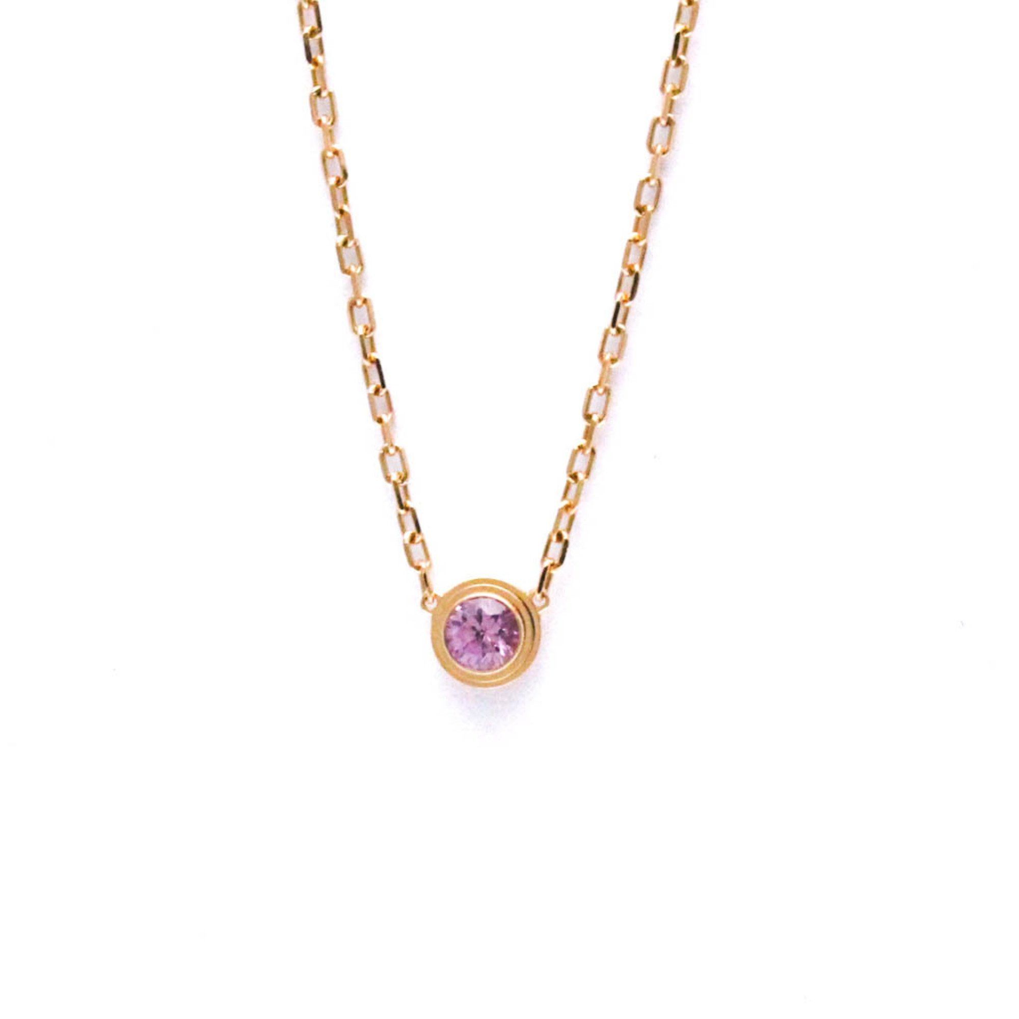 Cartier Sapphire Leger Necklace B7218400 Pink Gold (18K) Sapphire Men,women Fashion Pendant Necklac Product Image