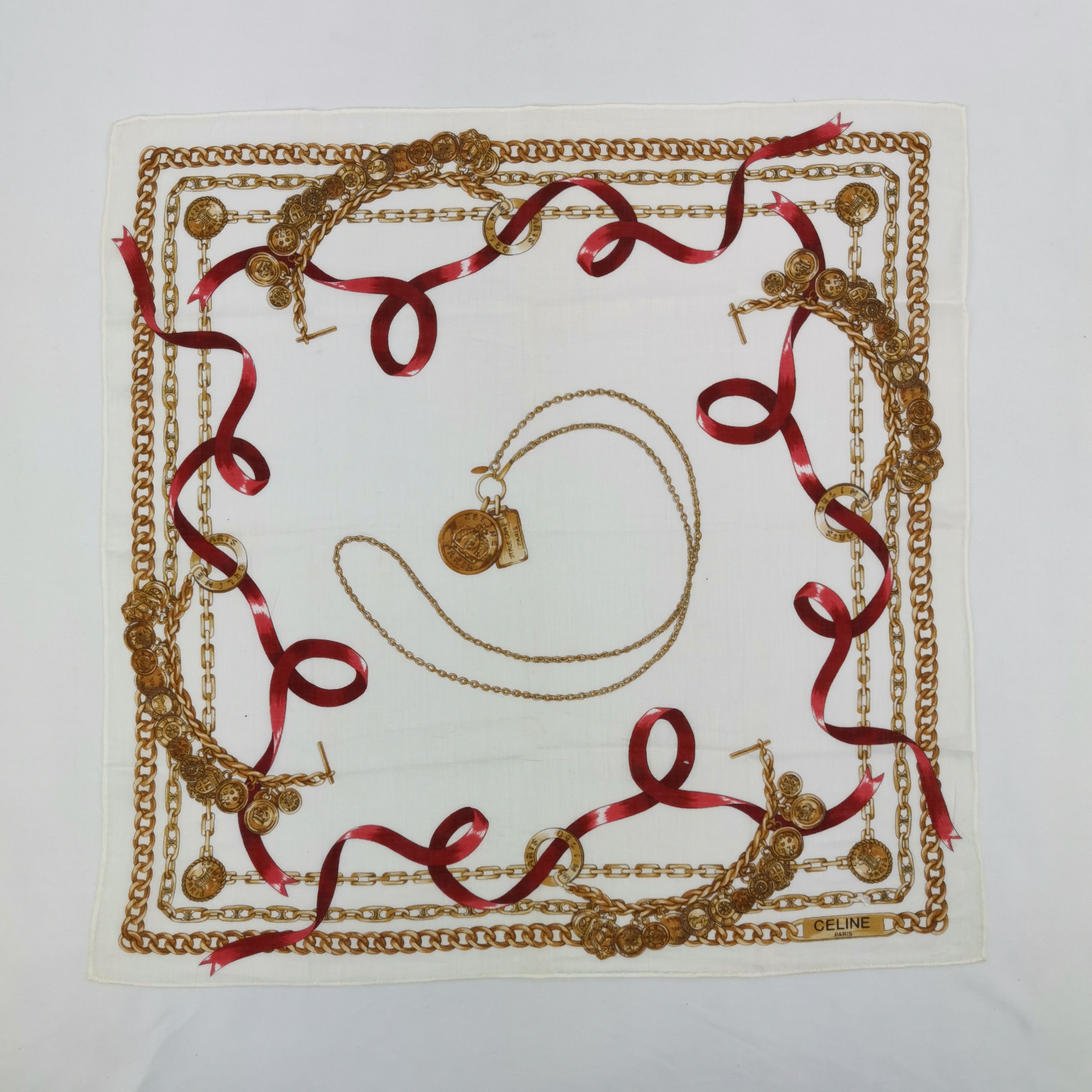 Celine Vintage CELINE Handkerchief Neckerchief Bandana Size ONE SIZE - 2 Thumbnail
