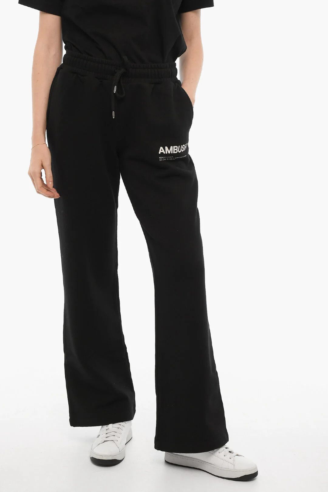 Ambush Design og1mm0426 Solid-Color Fleece Pant in Black Size 32" / US 10 / IT 46 - 1 Thumbnail