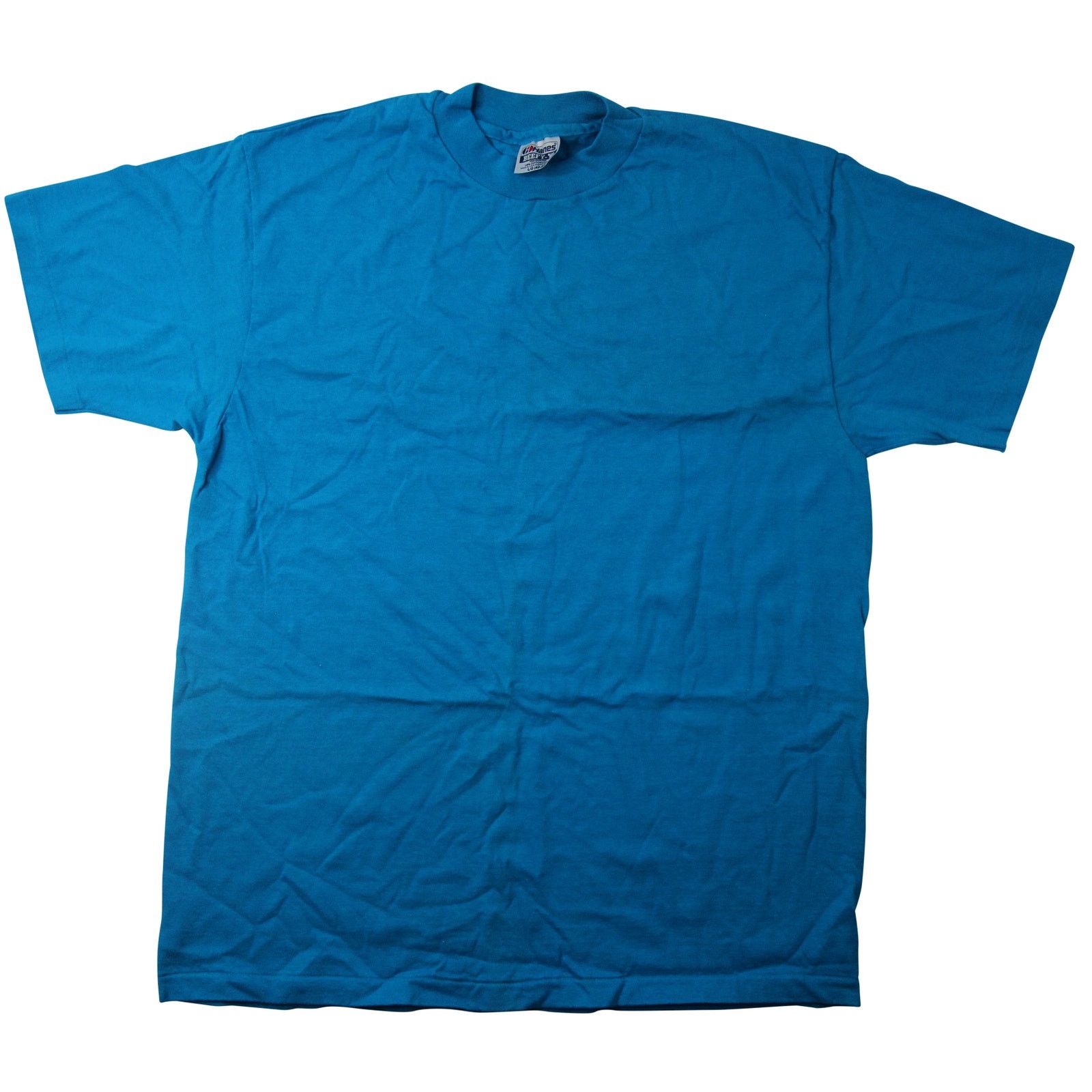 Hanes × Vintage Vintage Hanes Beef-T Blank T Shirt Size US L / EU 52-54 / 3 - 1 Thumbnail