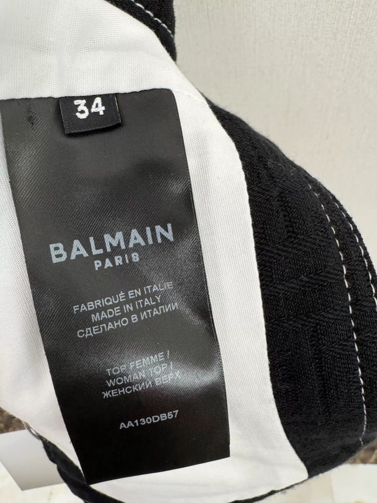 Balmain Balmain Women's Tank Top 34 (Worn Once) Size XXS / US 00 / IT 34 - 4 Thumbnail