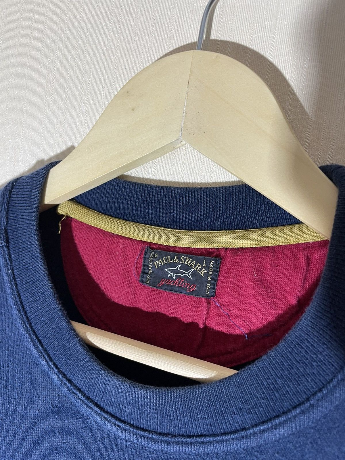 Paul & Shark × Vintage Paul Shark Yachting vintage sweatshirt 90s Size US L / EU 52-54 / 3 - 5 Thumbnail