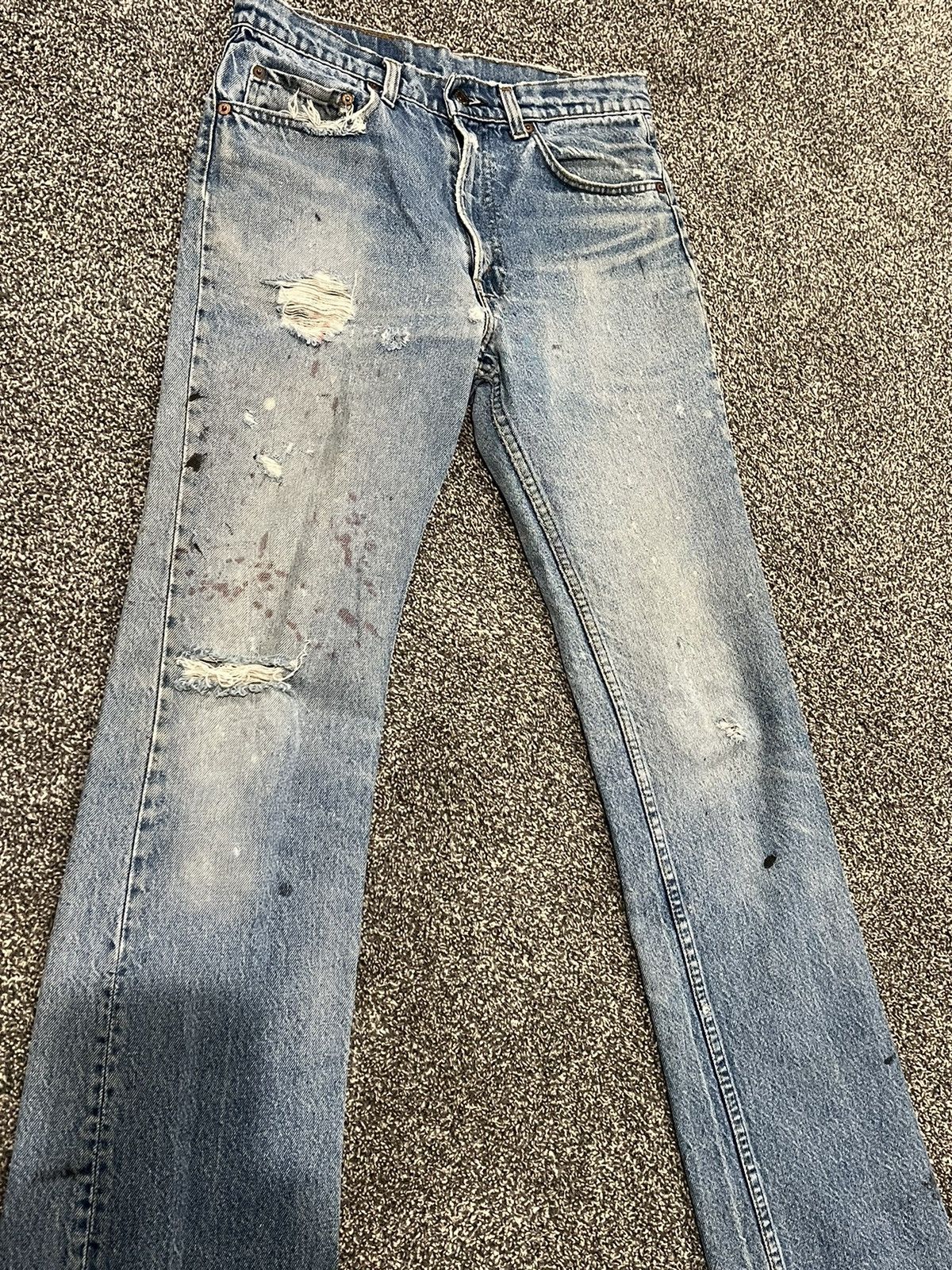 Levi's × Levi's Vintage Clothing × Vintage 1970s 517 Bootcut Levis Size US 30 / EU 46 - 5 Thumbnail