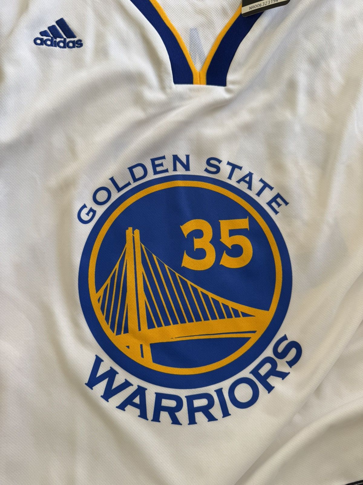 Adidas × NBA Kevin Durant Warriors jersey - w/tags still on Size US L / EU 52-54 / 3 - 4 Thumbnail