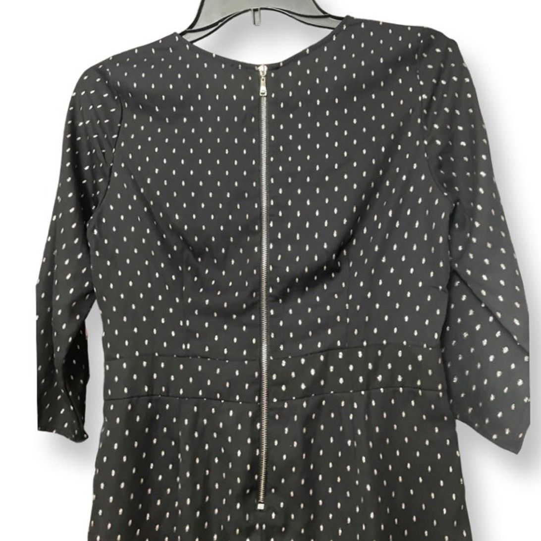 Zara Zara Black Polka Dot Romper 3/4 Sleeve Romper Playsuit S Size 28" / US 6 / IT 42 - 7 Thumbnail