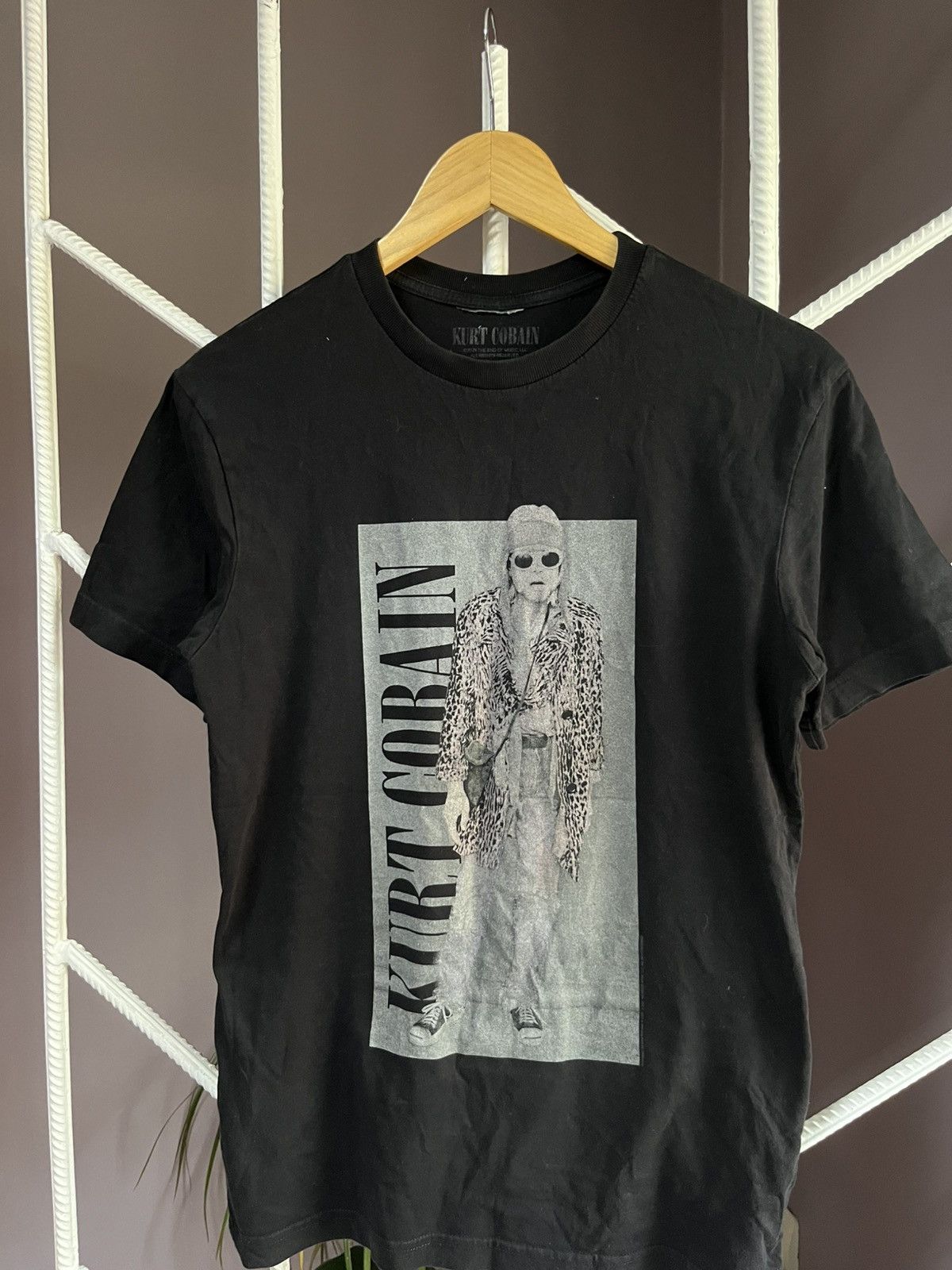 Band Tees × Nirvana Kurt Cobain Nirvana Black Tee Size US S / EU 44-46 / 1 - 2 Thumbnail