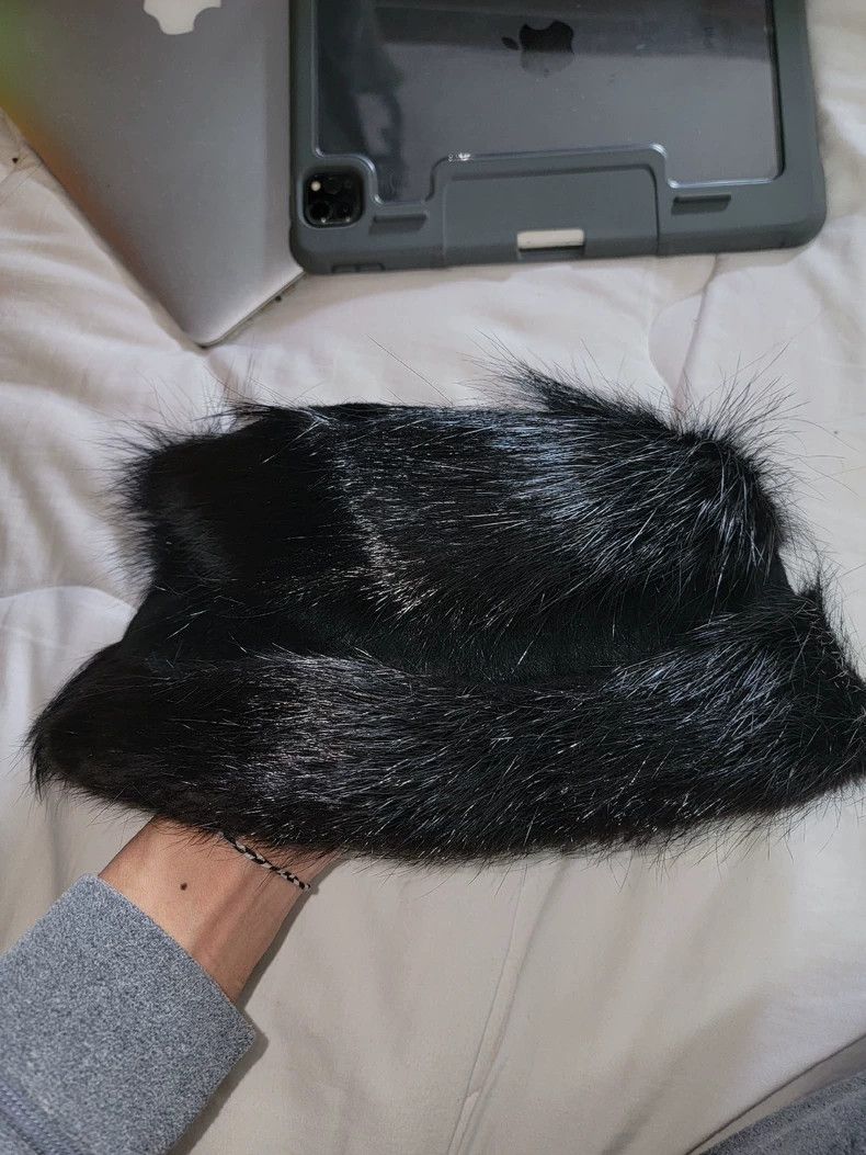 Prada Prada Vintage Faux Fur Bucket Hat- dmc Size ONE SIZE - 1 Thumbnail