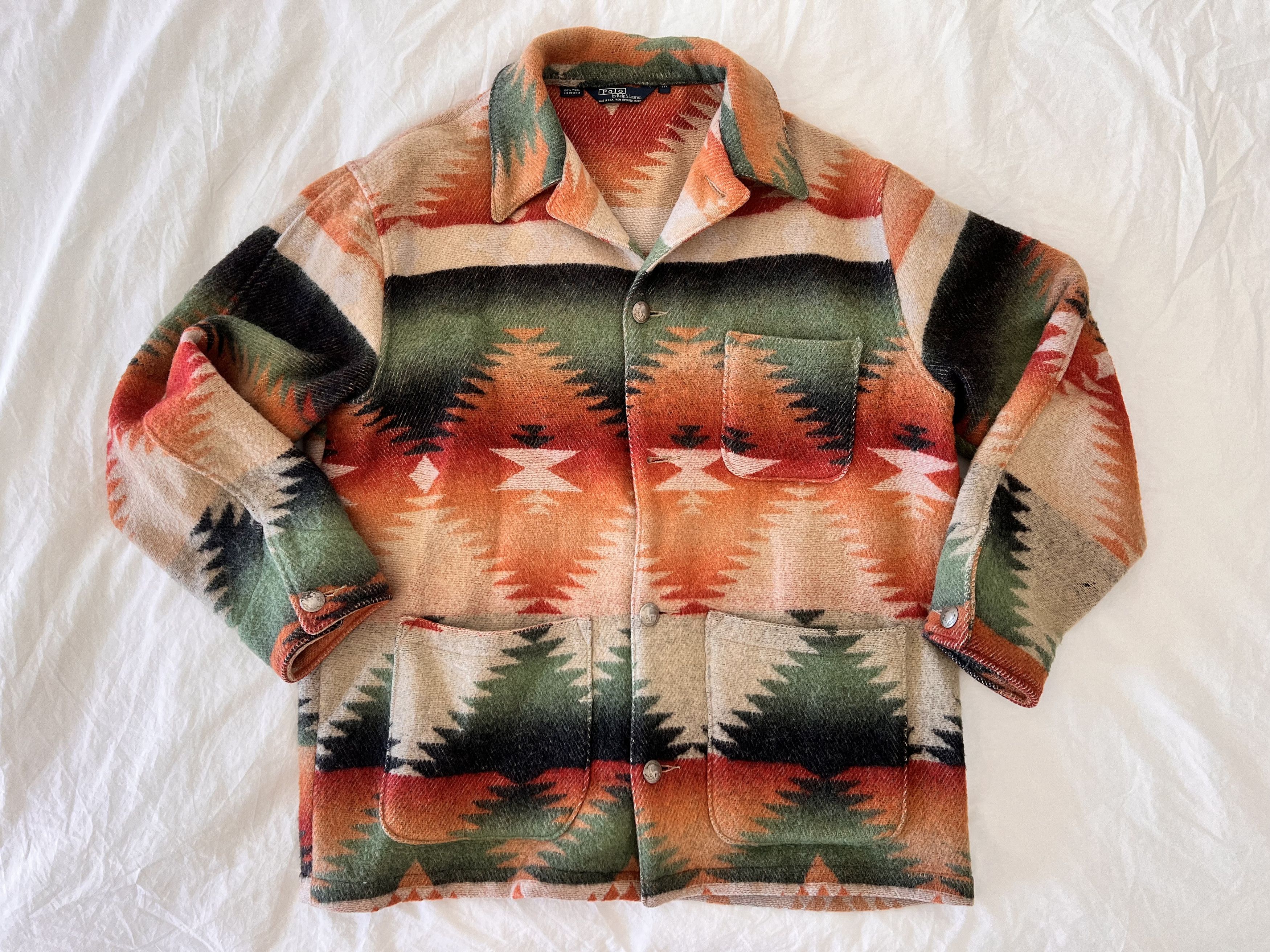 Polo Ralph Lauren Blanket Jacket sz M Grailed
