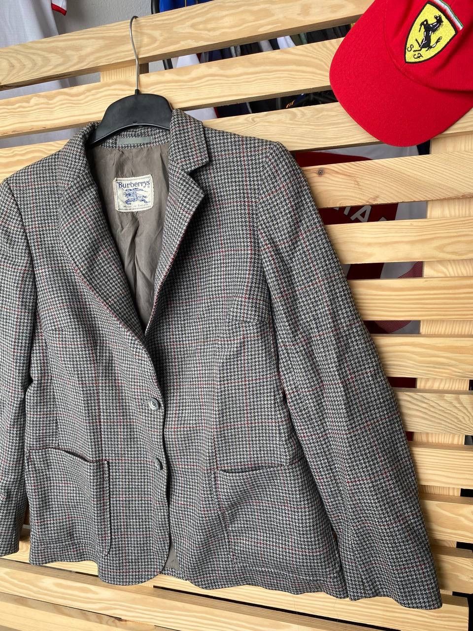 Burberry × Vintage 💥RARE💥Vintage Burberry Blazer Jacket Wool Size M / US 6-8 / IT 42-44 - 4 Thumbnail