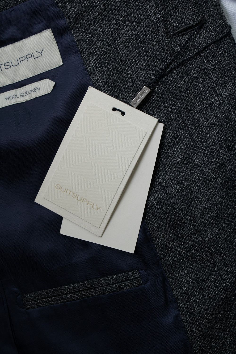 Suitsupply Suitsupply, Lazio grey single breasted suit Size 42L - 11 Thumbnail