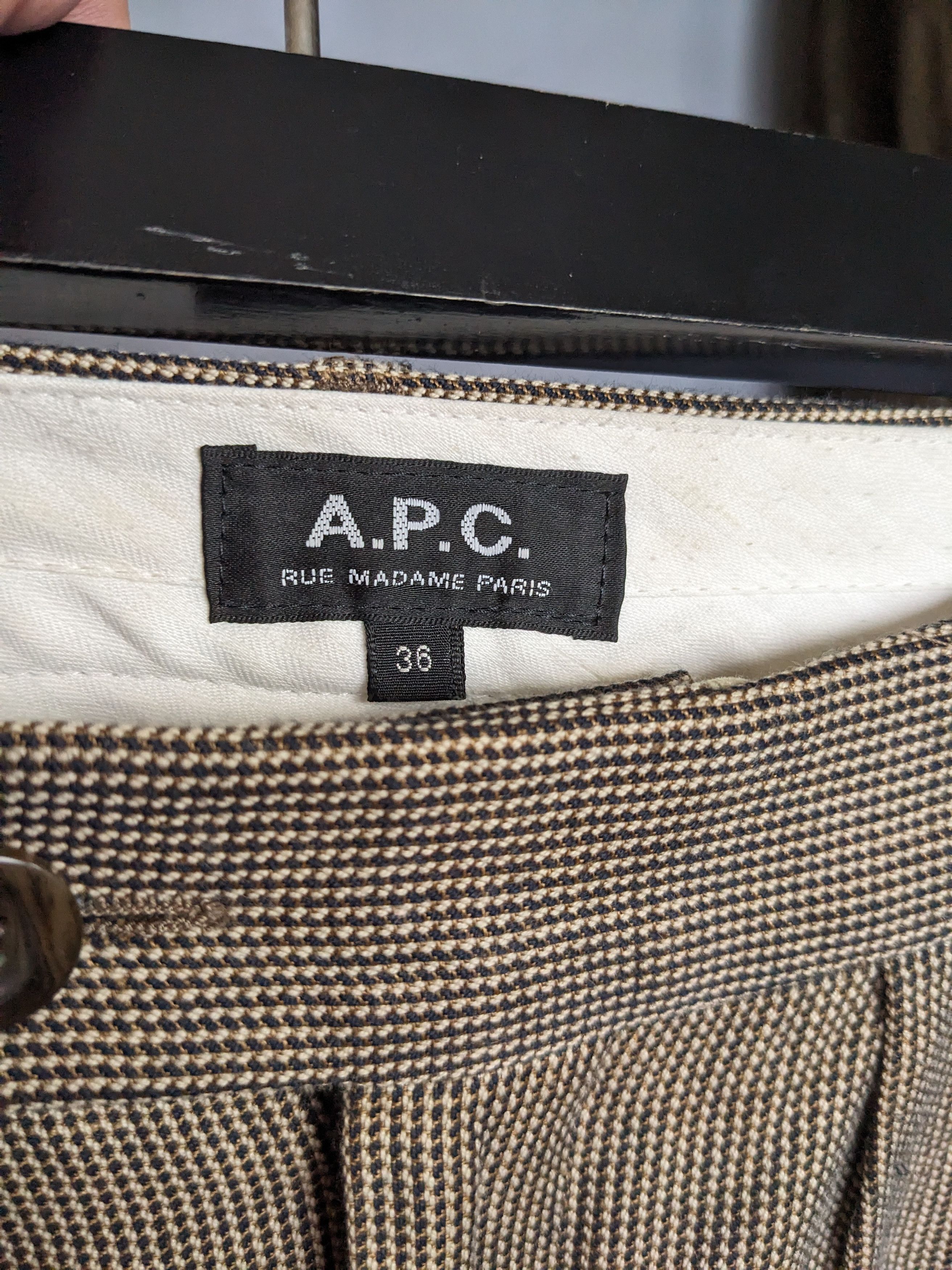 A.P.C. A.P.C - Checked Pants 36 Size 25" / US 0 / IT 36 - 4 Thumbnail