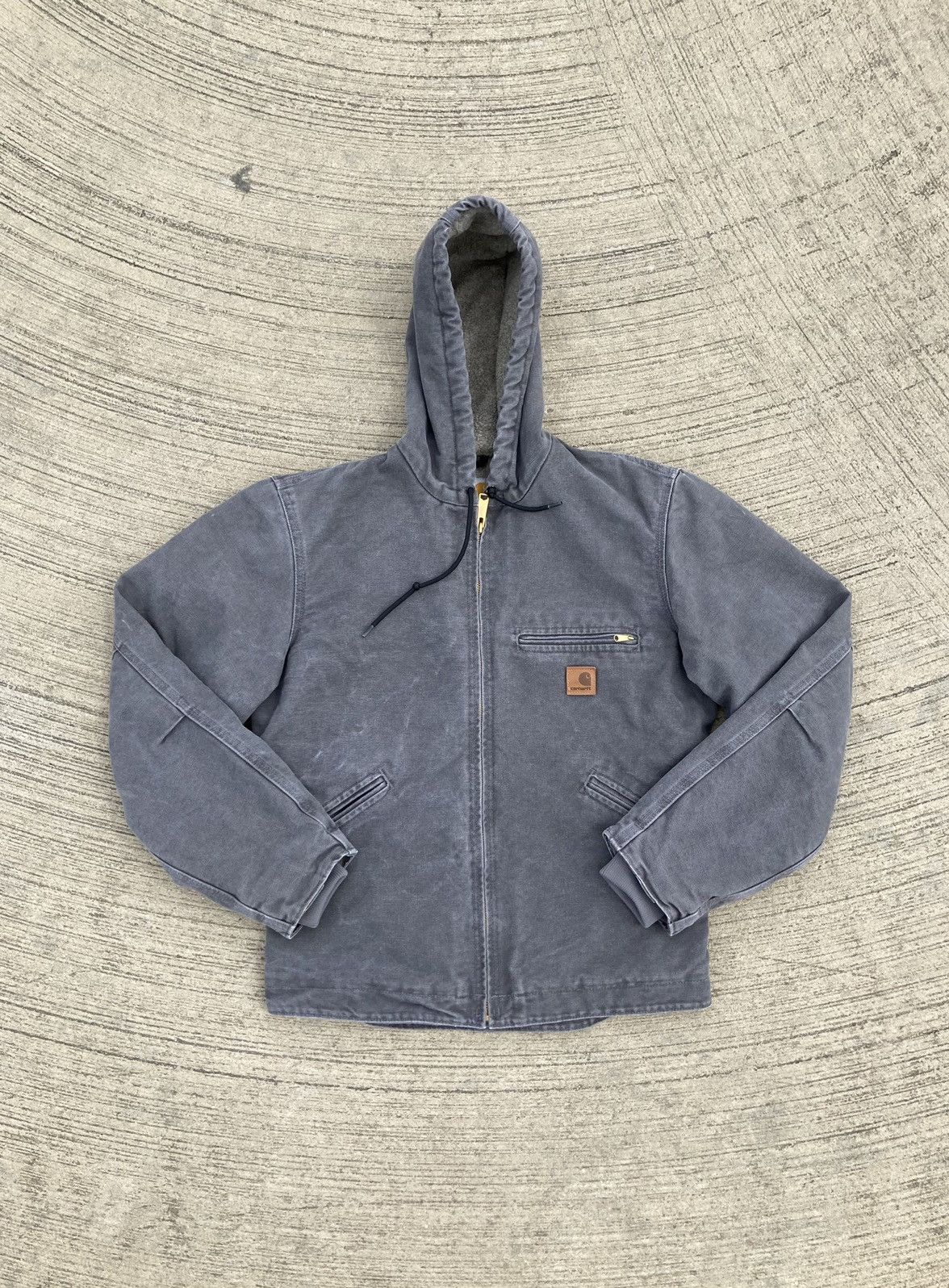 image of Gravel Carhartt Sierra Jacket Grey Carhartt Jacket J141 Gvl, Men's (Size Small)