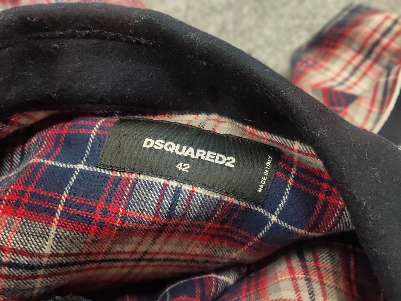 Dsquared2 Dsquared2 Brushed Cotton Flannel Western Button Shirt In Red Size US S / EU 44-46 / 1 - 14 Thumbnail