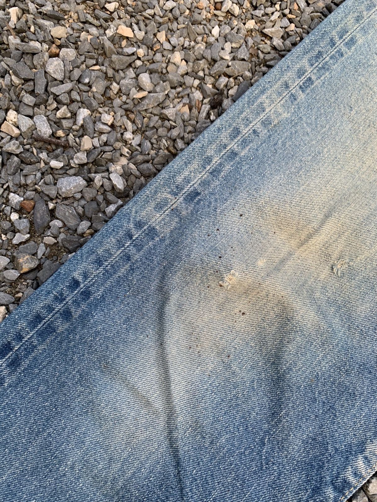 Kapital VINTAGE CHIMALA SELVEDGE JAPANESE RUSTY DISTRESSED DENIM Size US 32 / EU 48 - 19 Thumbnail