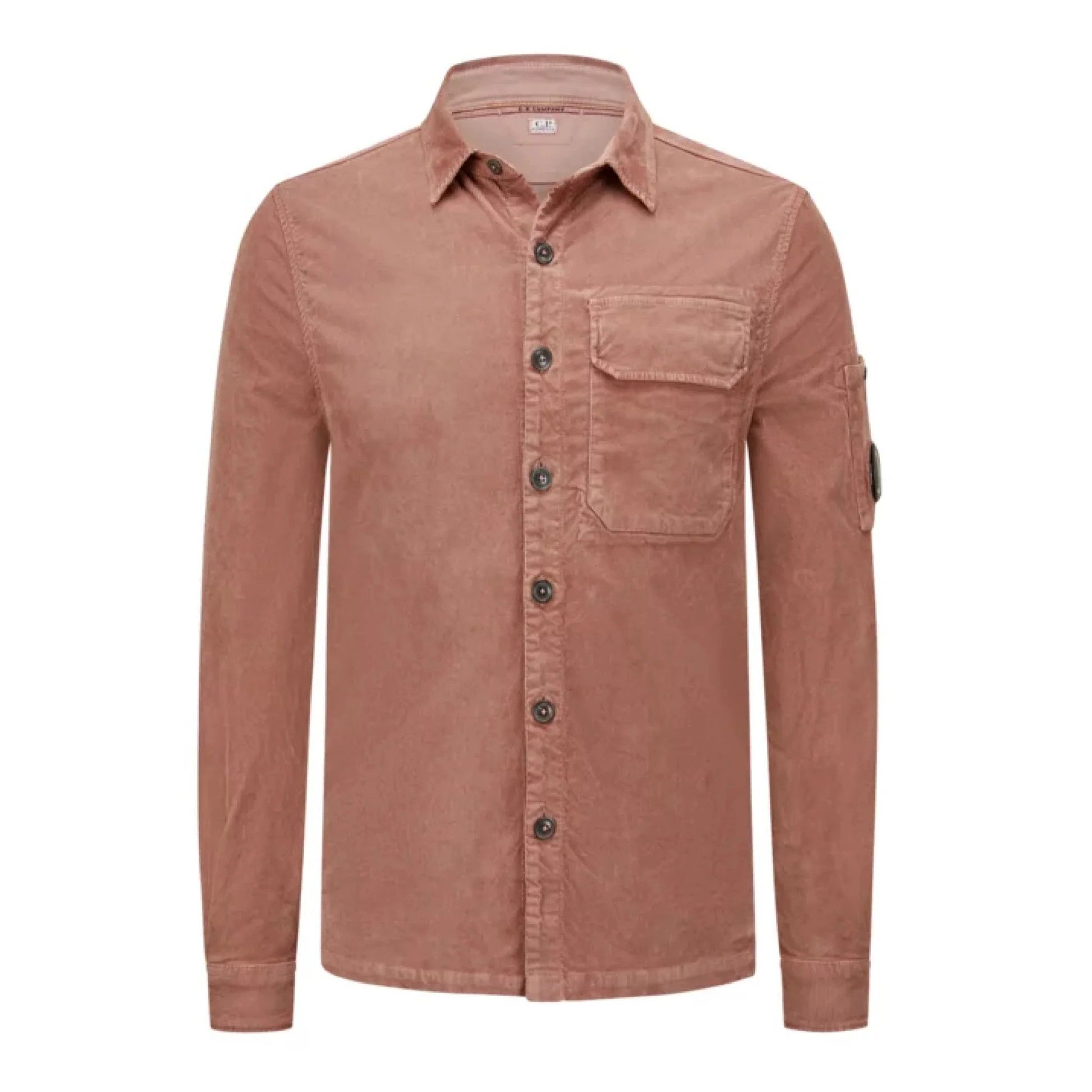 o1y1224 Solid Color Shirt in Pink