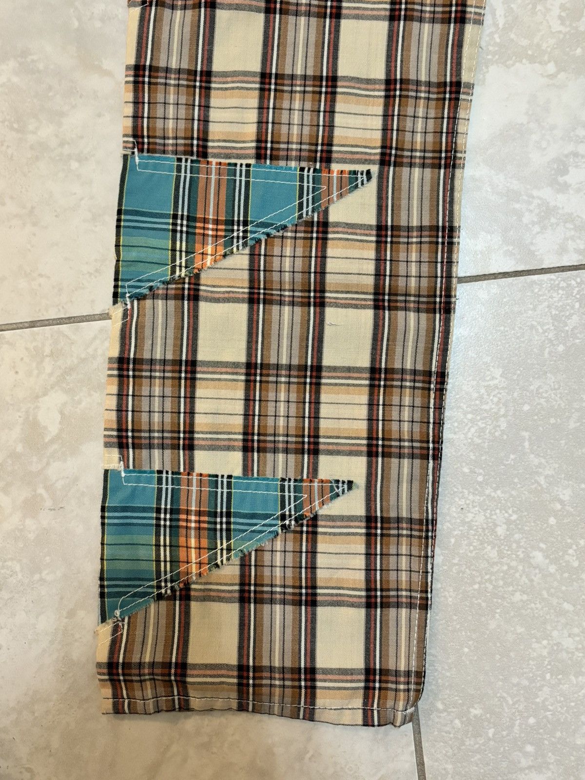 Comme des Garcons Rare Comme des Garcons Plaid Patchwork Pants Size US 32 / EU 48 - 13 Thumbnail