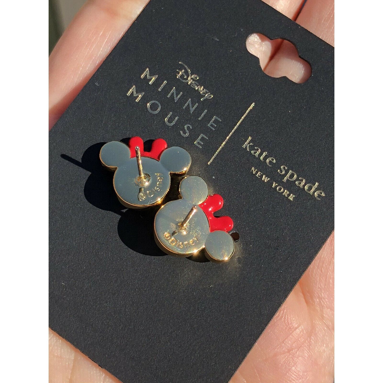 Kate Spade KATE SPADE MINNIE MOUSE STUD EARRINGS NWT MINNIE MOUSE Size ONE SIZE - 3 Thumbnail