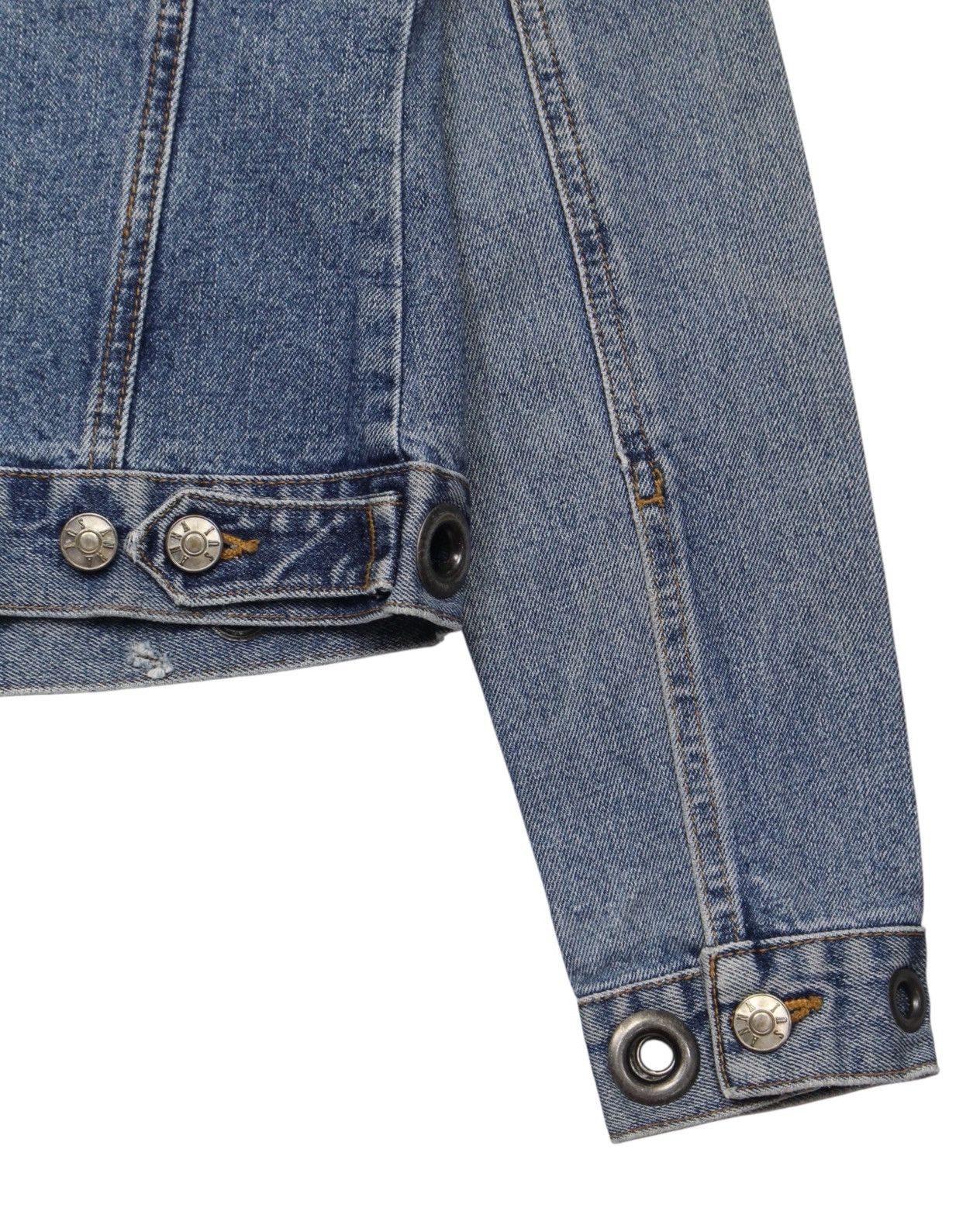 Anna Sui 2000S ANNA SUI GROMMETED DENIM JACKET Size M / US 6-8 / IT 42-44 - 9 Thumbnail