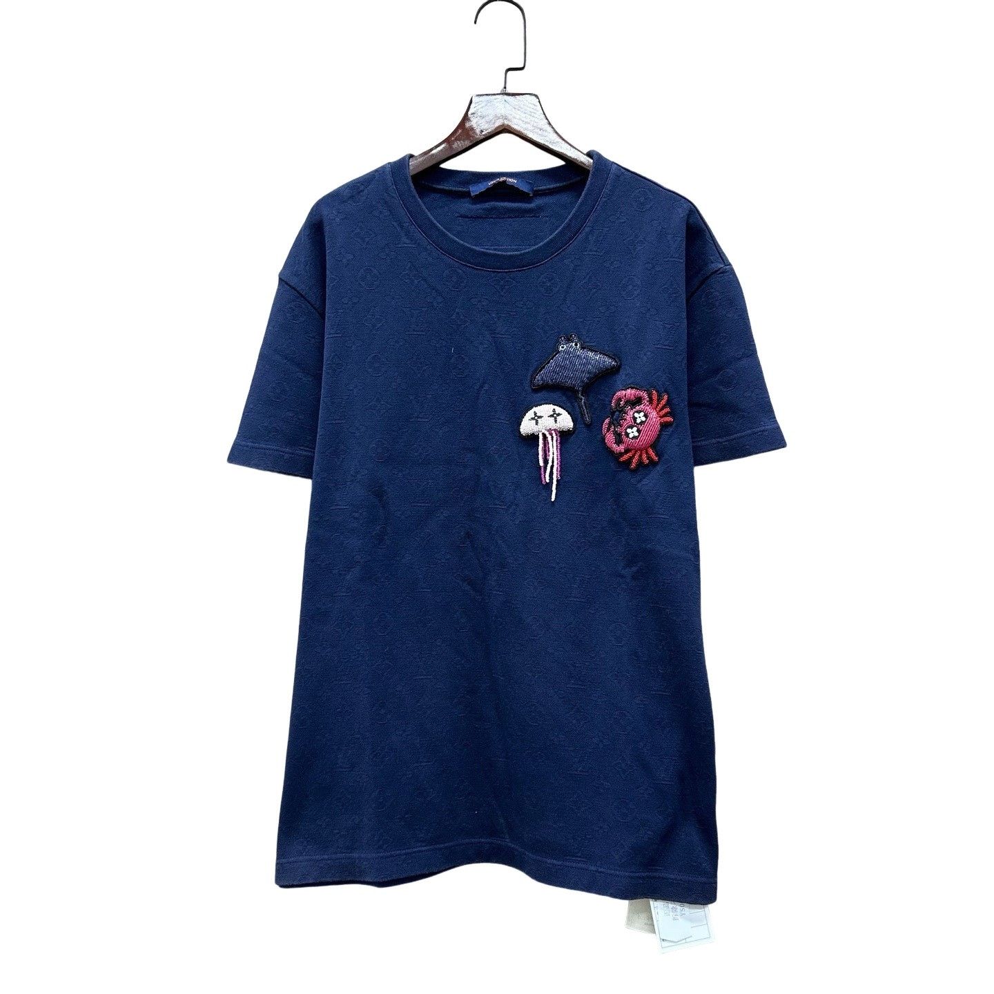 Louis Vuitton Louis Vuitton Beaded Patch Monogram T-Shirt XS Size US XS / EU 42 / 0 - 1 Thumbnail