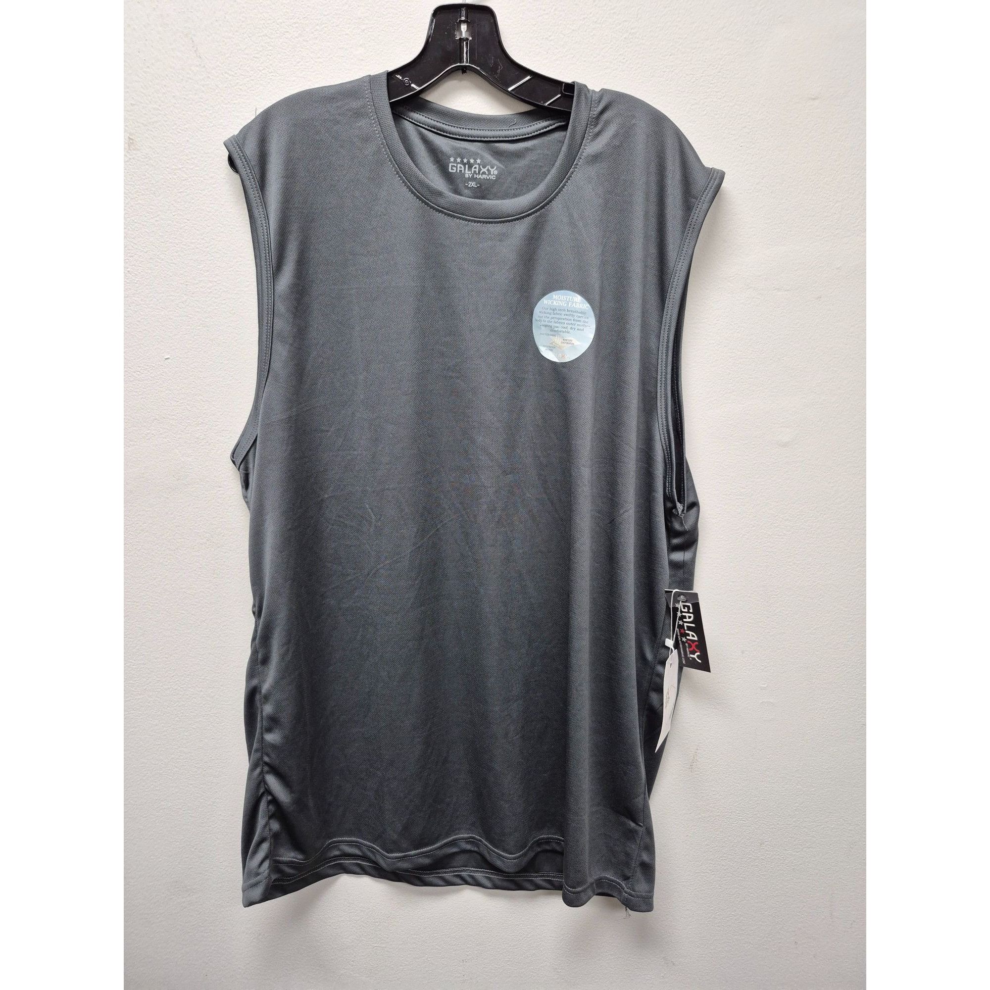 Other Galaxy By Harvic Mens 2XL Black Sleeveless Athletic Tank Top Size US XXL / EU 58 / 5 - 1 Thumbnail
